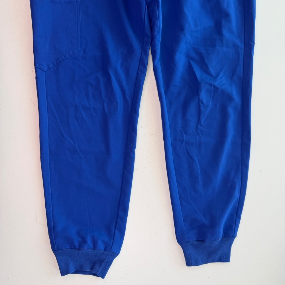 FIGS Jogger Scrubs Pants Royal Blue Orange Drawstring Womens Large Lot of 4 - Picture 5 of 16